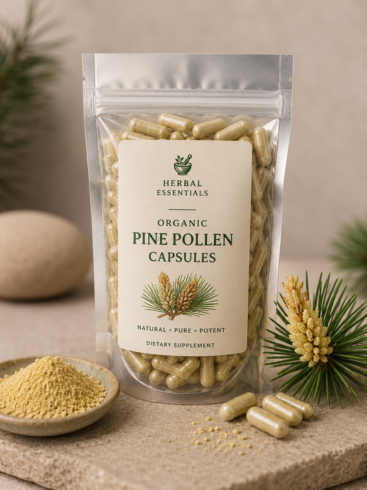 Organic Pine Pollen Powder Capsules